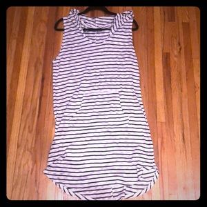 Striped beach cover up